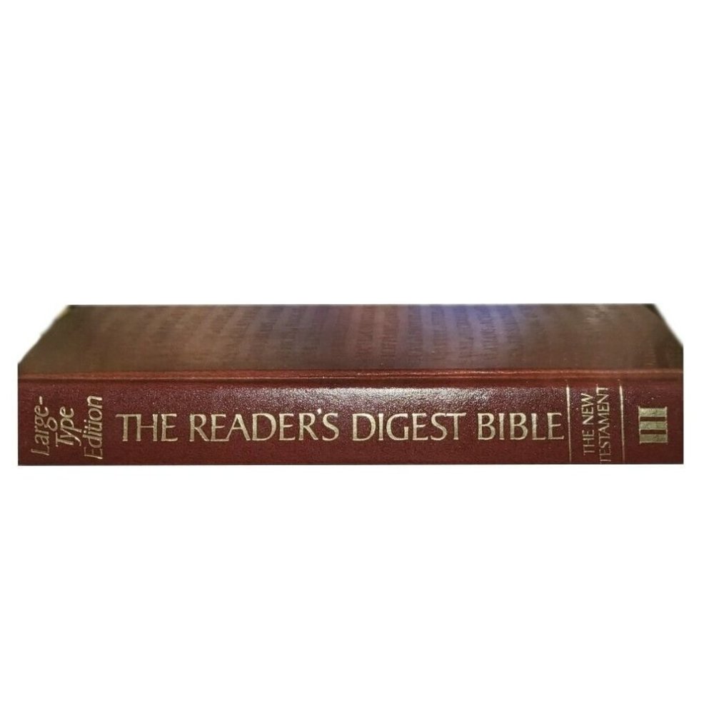 Large Type THE READER’S DIGEST BIBLE Edition Volume III  The New Testament
